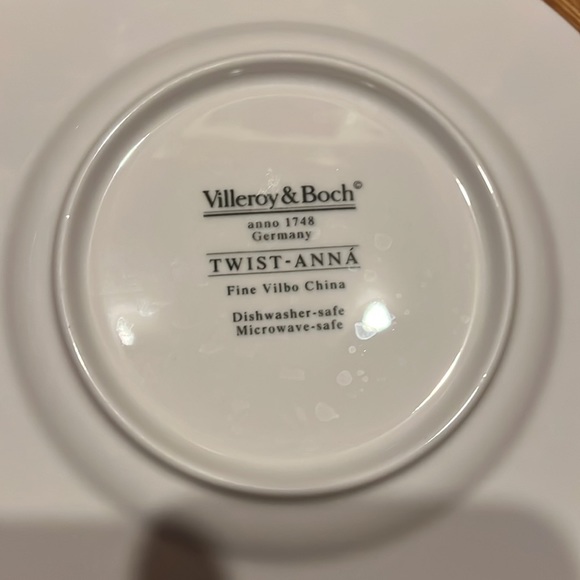 Villeroy & Boch Twist Anna BREAD & BUTTER Plate (6 7/8”) Germany NICE - Picture 3 of 4